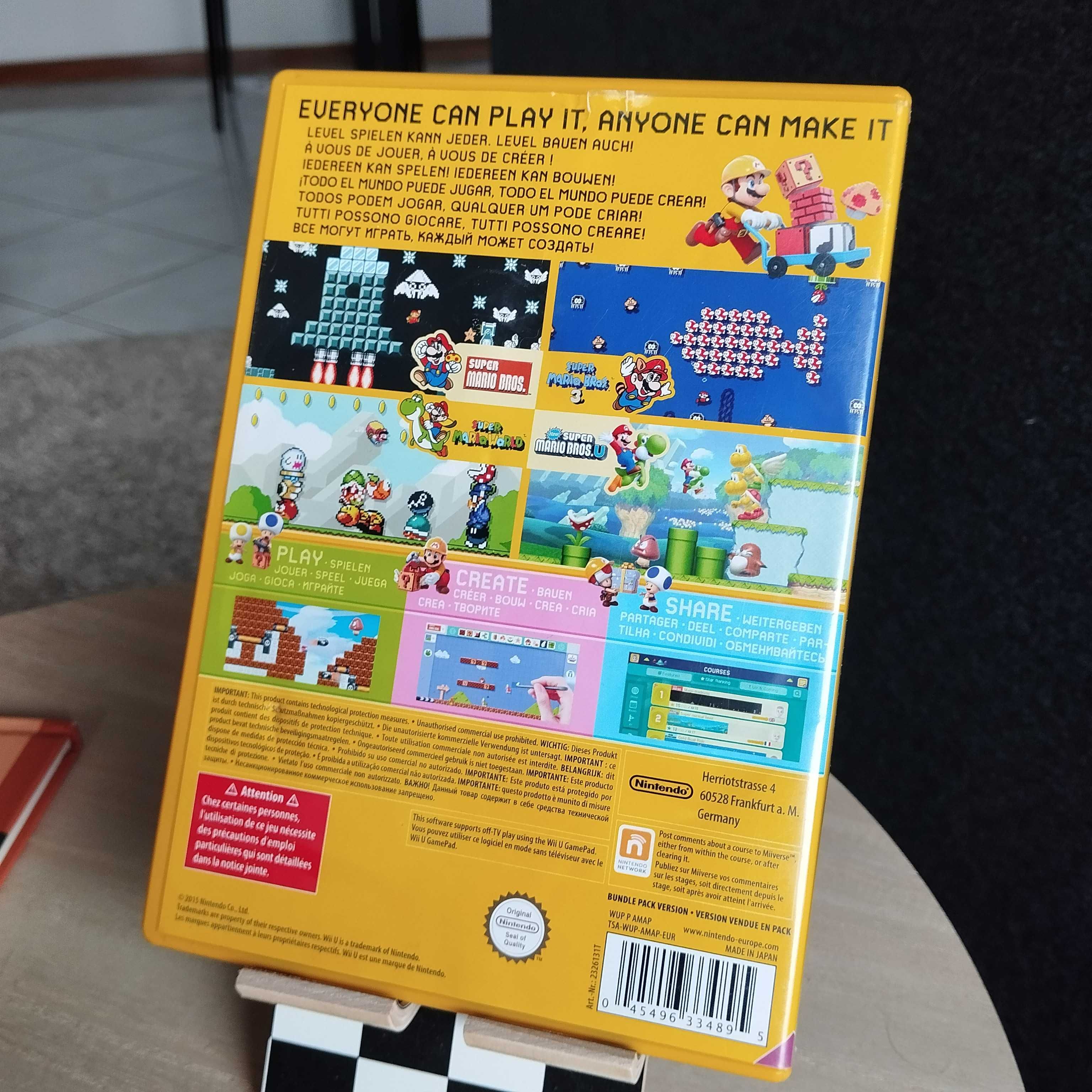 Super Mario Maker - jogo edição colecionador (Wii-U)