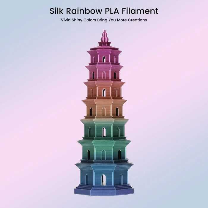 Філамент PLA 1кг Радужний. Филамент PLA. Filament PLA