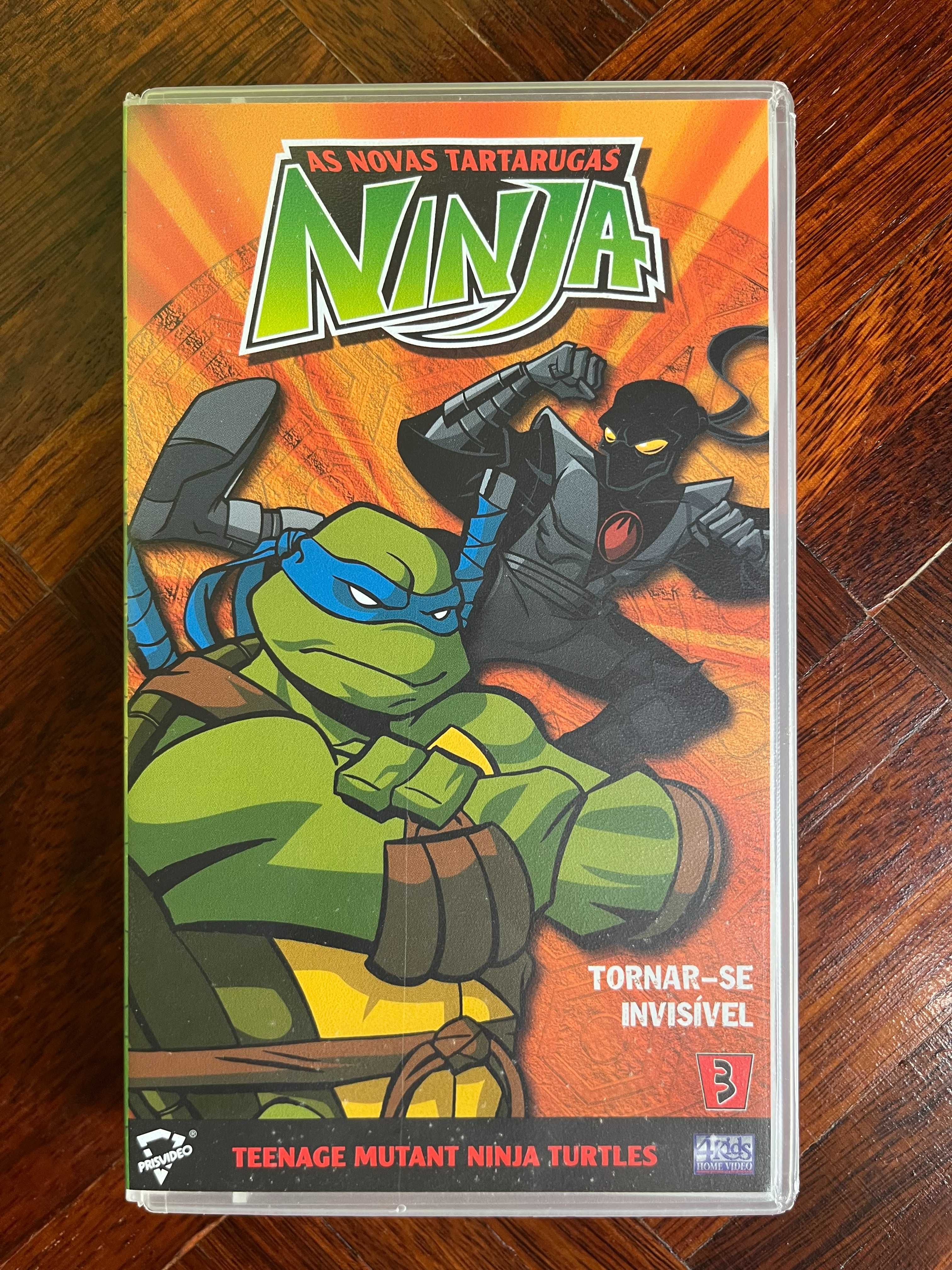 VHS As novas tartarugas ninja, Vol. 3 (2003, Goldfine) DUB PT-PT