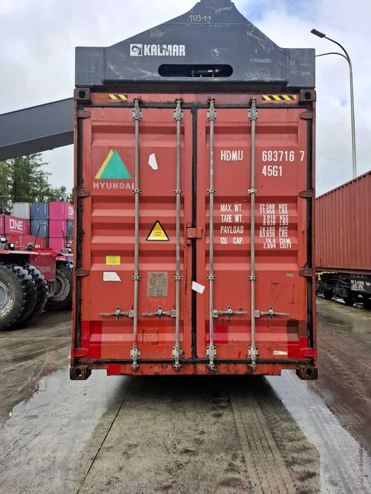 Kontener morski 40 HC używany, sprawny i szczelny, magazyn 12 metrów