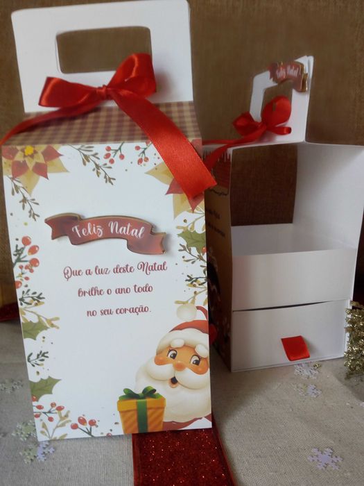 Caixas oferta para o Natal