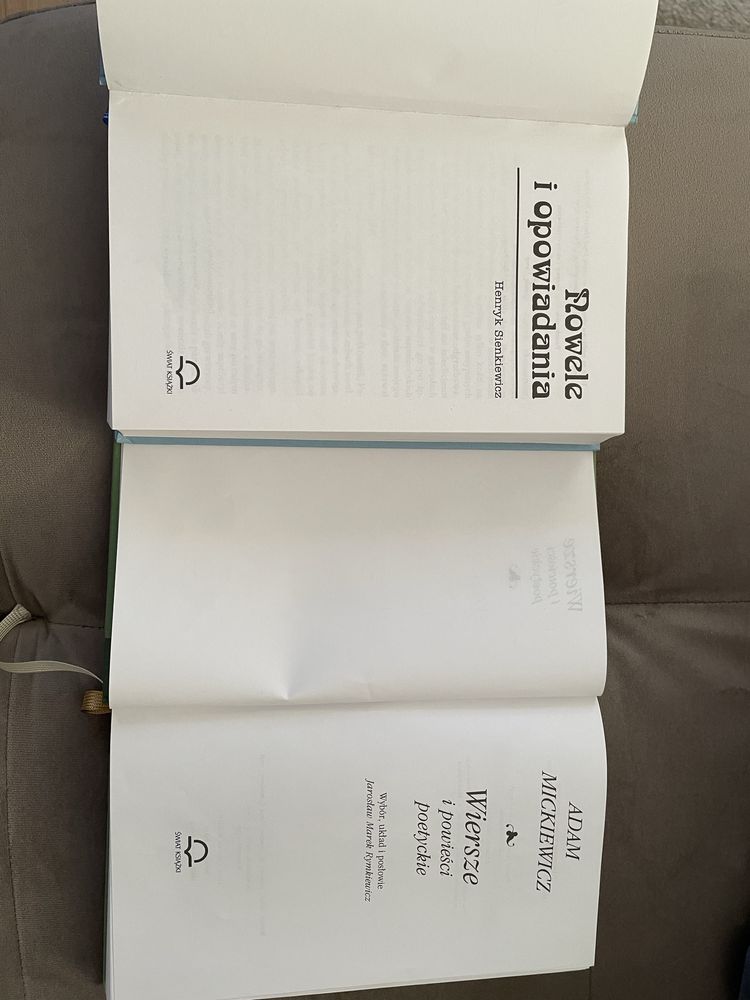 A. Mickiewicz Wiersze i powieści poetyckie H. Sienkiewicz Rowele i opo
