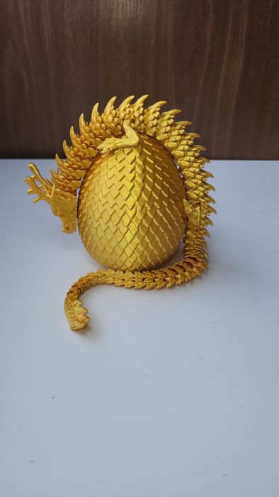 РОЗПРОДАЖ Дракон у яйці змія 3D рухливий подарунок 2025 антистрес хаме