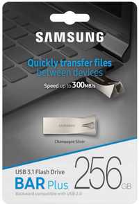 Samsung 256GB BAR Plus Champaign Silver