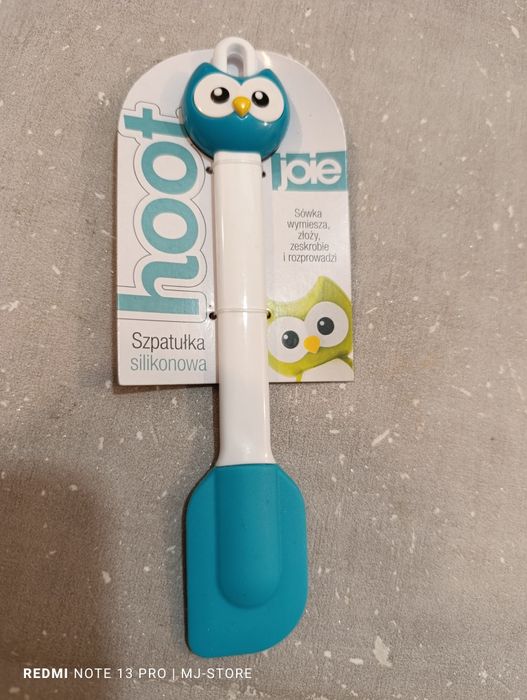 Mini szpatułka silikonowa sowa