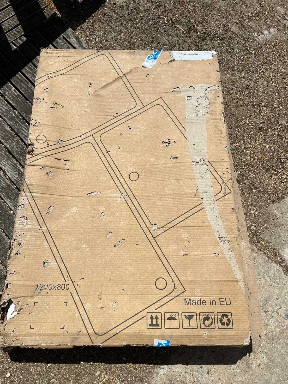 Base de Duche 120x80 Branca (com um canto partido)