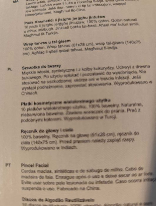 Wellnes Spa zestaw 4 przedmiotów