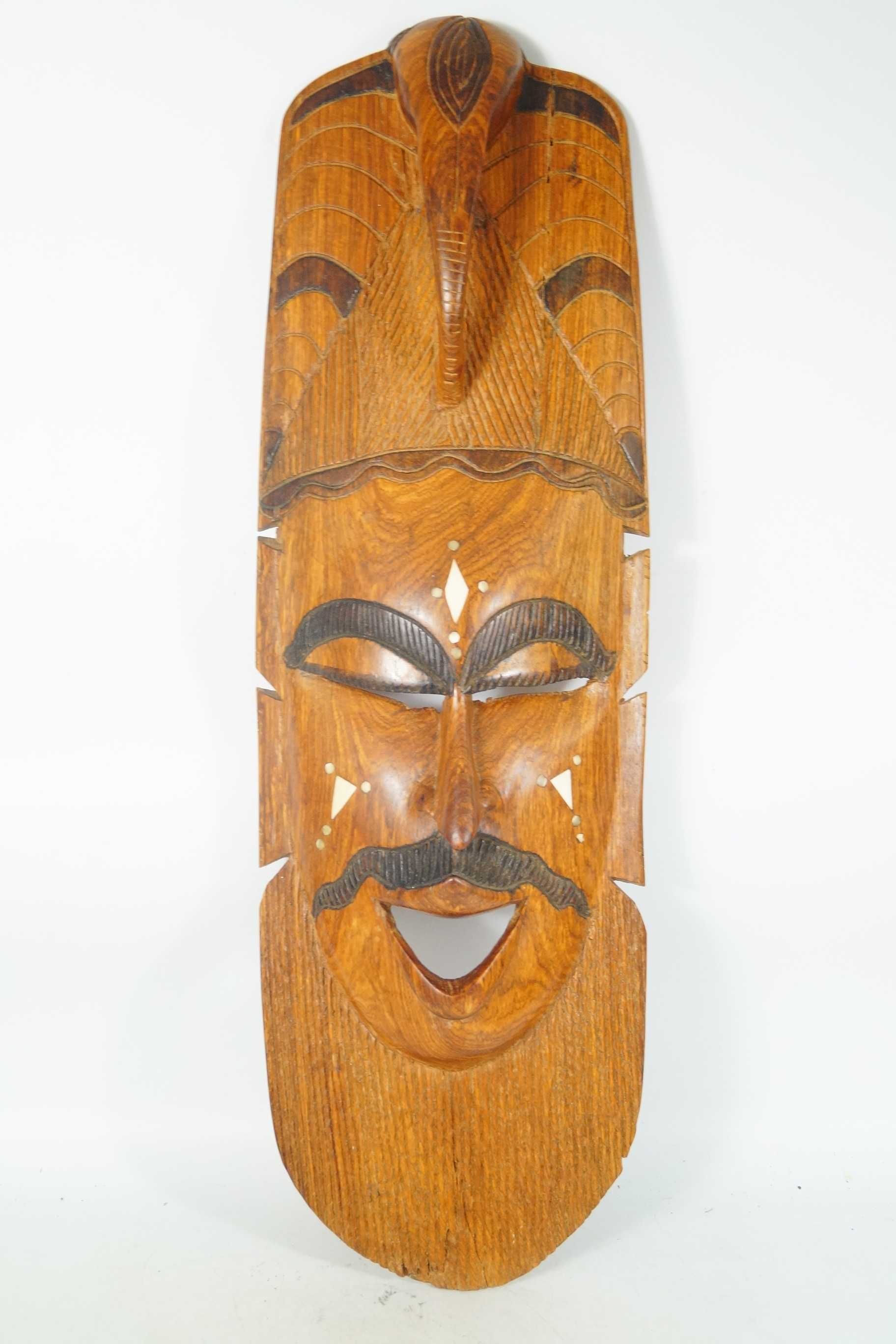 Duża maska afrykańska afryka drewno