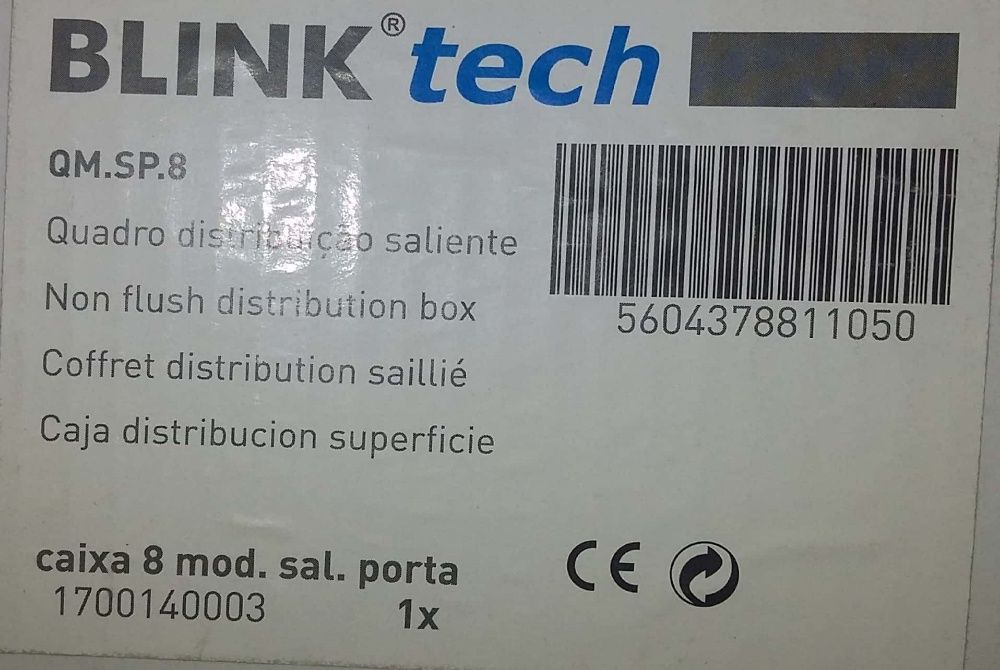 Vendo caixa de quadro saliente de 8 módulos