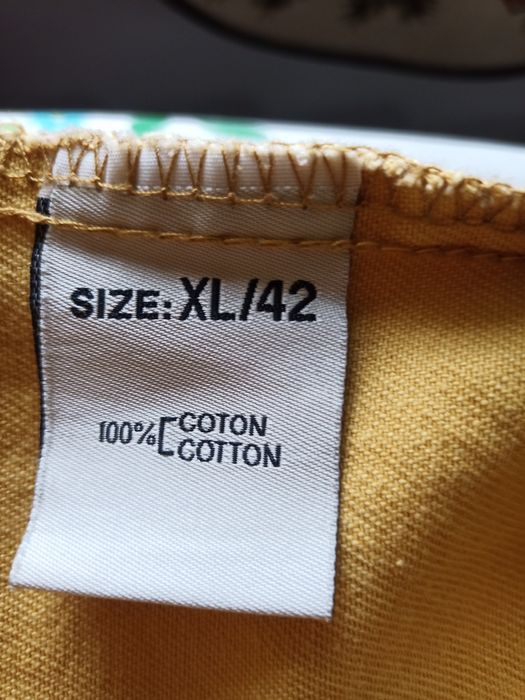 Kurtka ramoneska jeansowa ćwieki frędzle łańcuszki 42