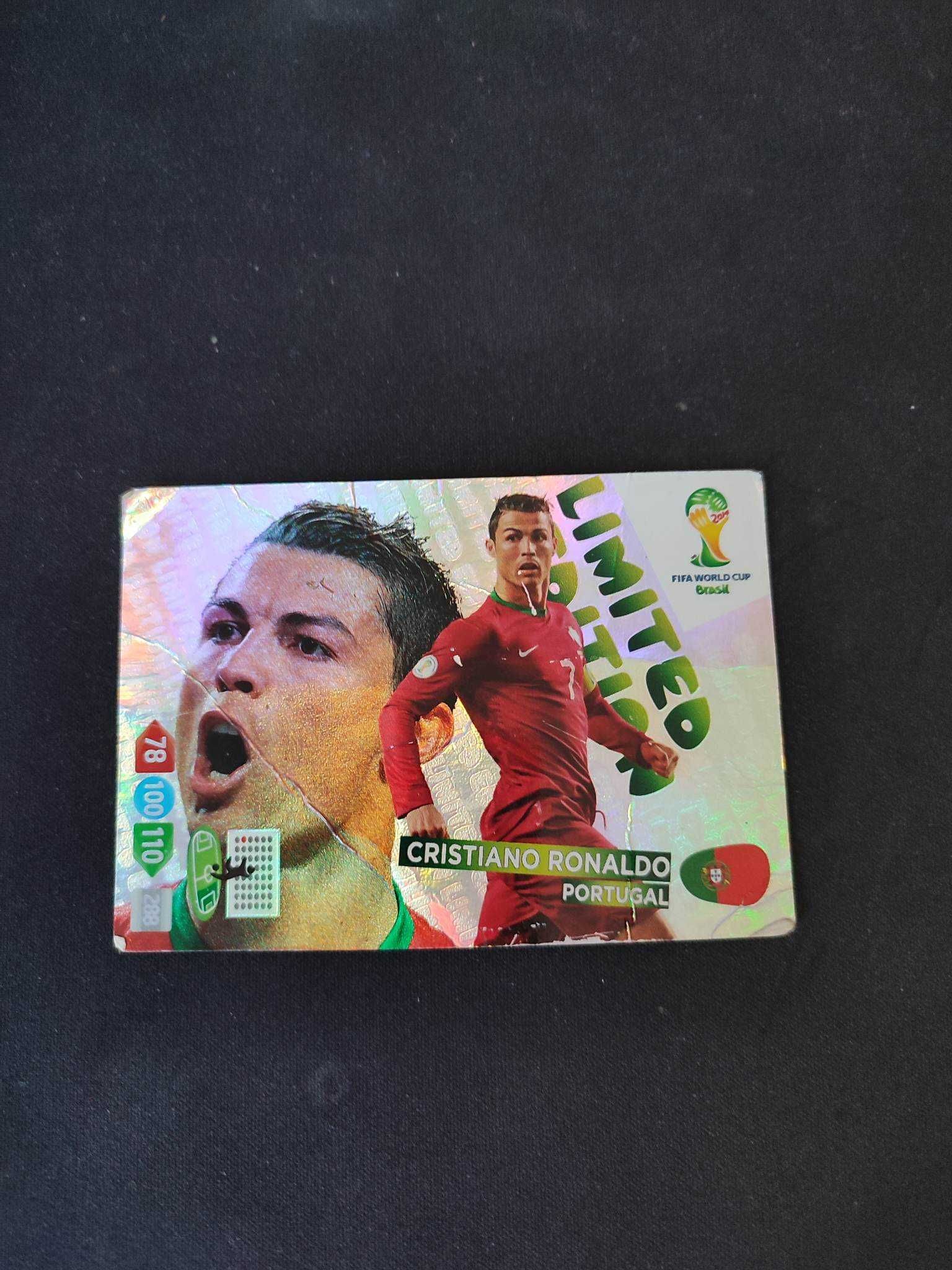 Karta Cristiano Ronaldo Limited Edition FIFA world cup Brasil 2014