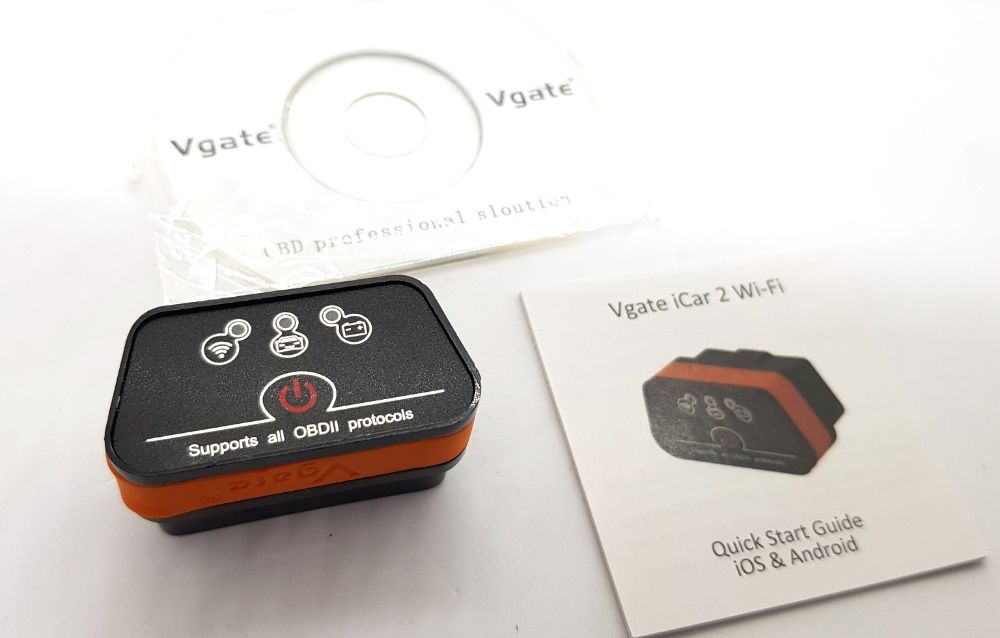 2020г. Aвто сканер Vgate iCar2 v1.5 Wi-Fi айфон OBD 2 ELM327