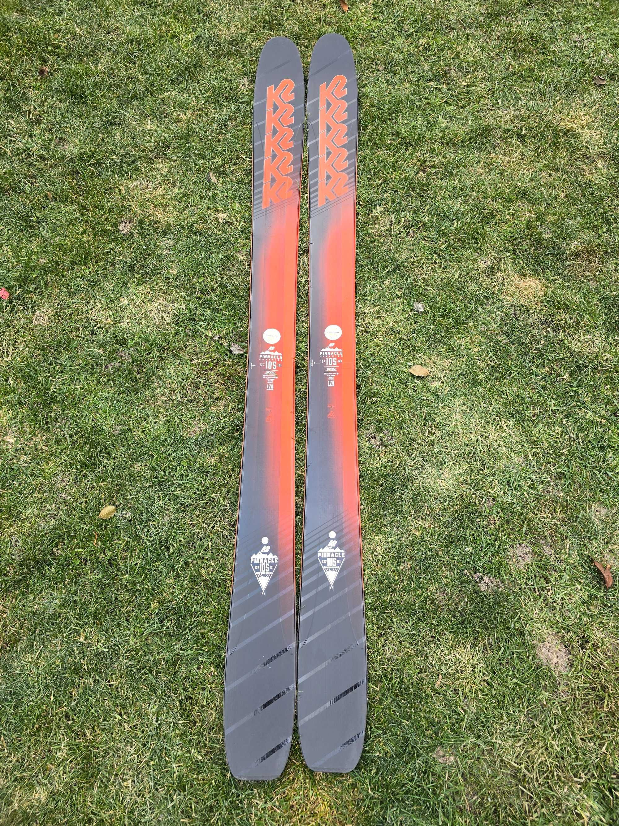 Лижи фрірайд нові K2 Pinnacle 105 170 Freerides