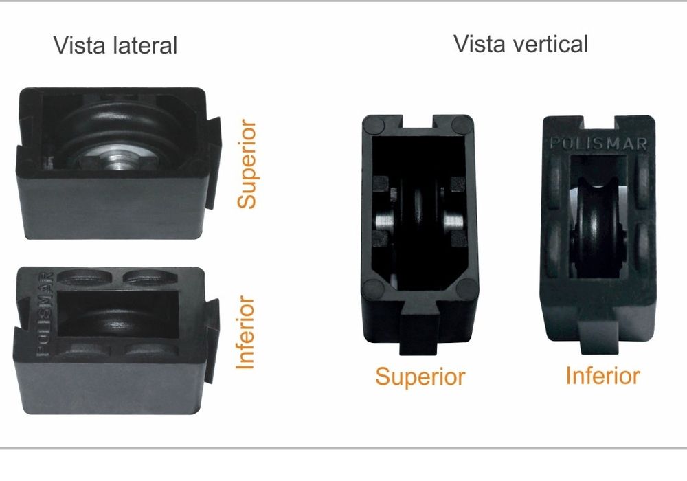 25x Rodízio C/Esferas para janelas e portas de correr