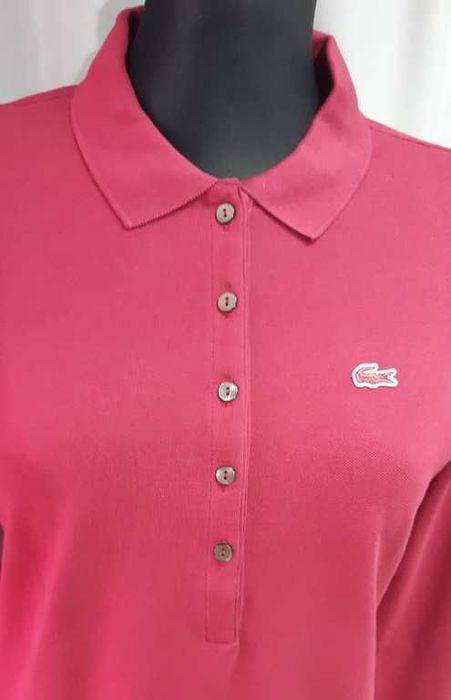 Поло бордовое Lacoste