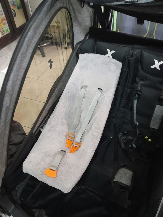 Wkładka, fotelik,do przyczepki rowerowej Weber