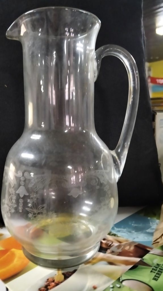 Serviço de copos de cristal