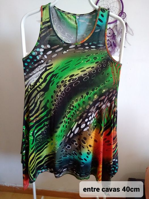 Túnica estampada tamanho M