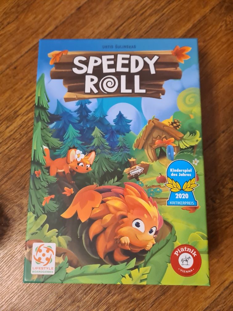 Перекати-ёжик - дитяча змагальна настільна гра (Hedgehog-Roll)