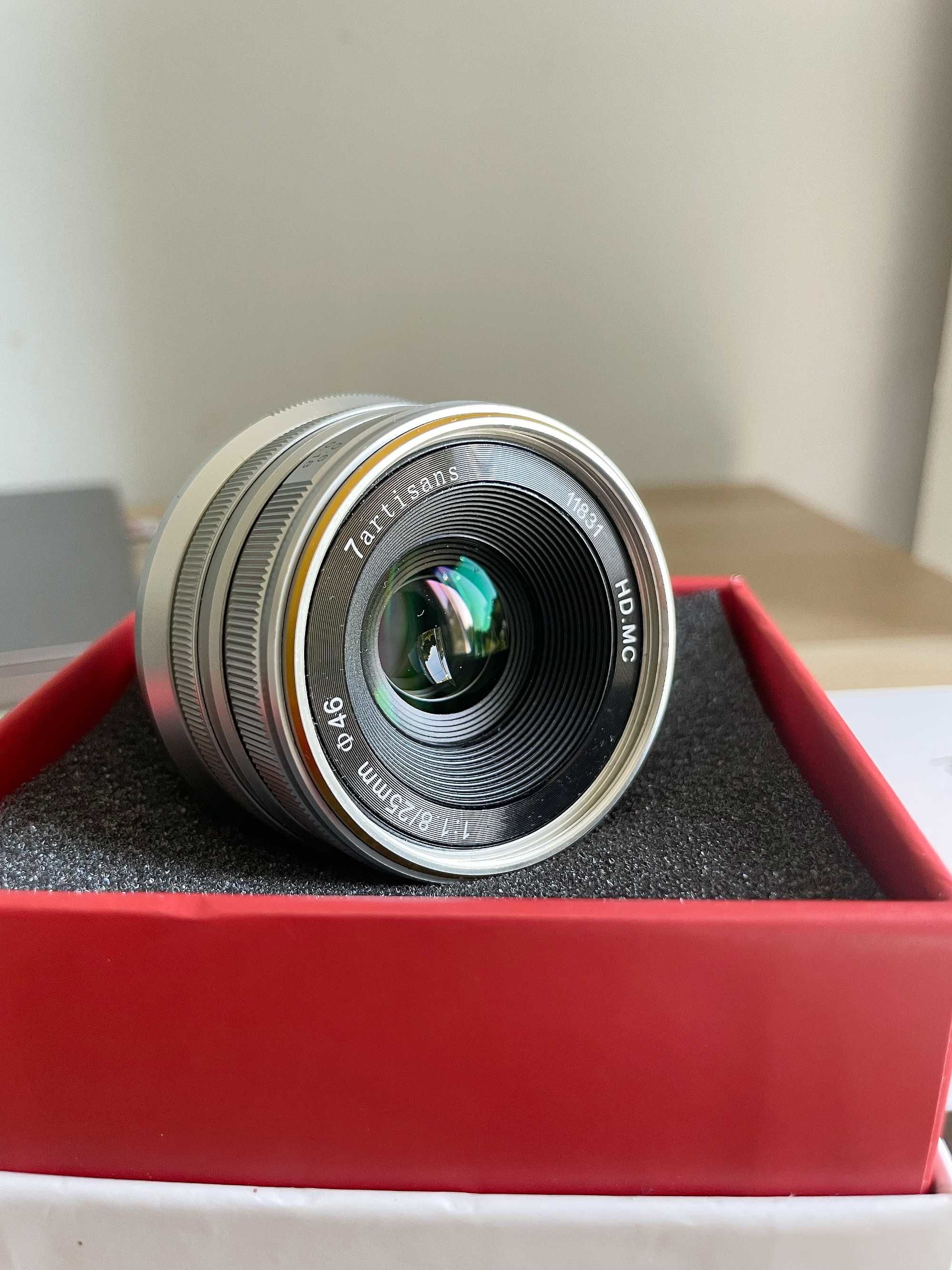 7artisans Lente 25mm f/1.8 p/ Sony E-Mount (Cinza)