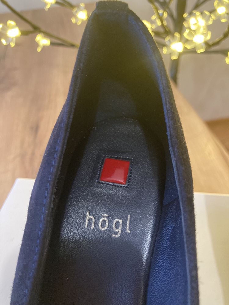 Туфлі Hogl  натуральна замша