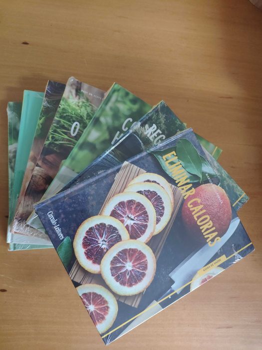 Coleção de guias de saúde *livros ainda plastificados*