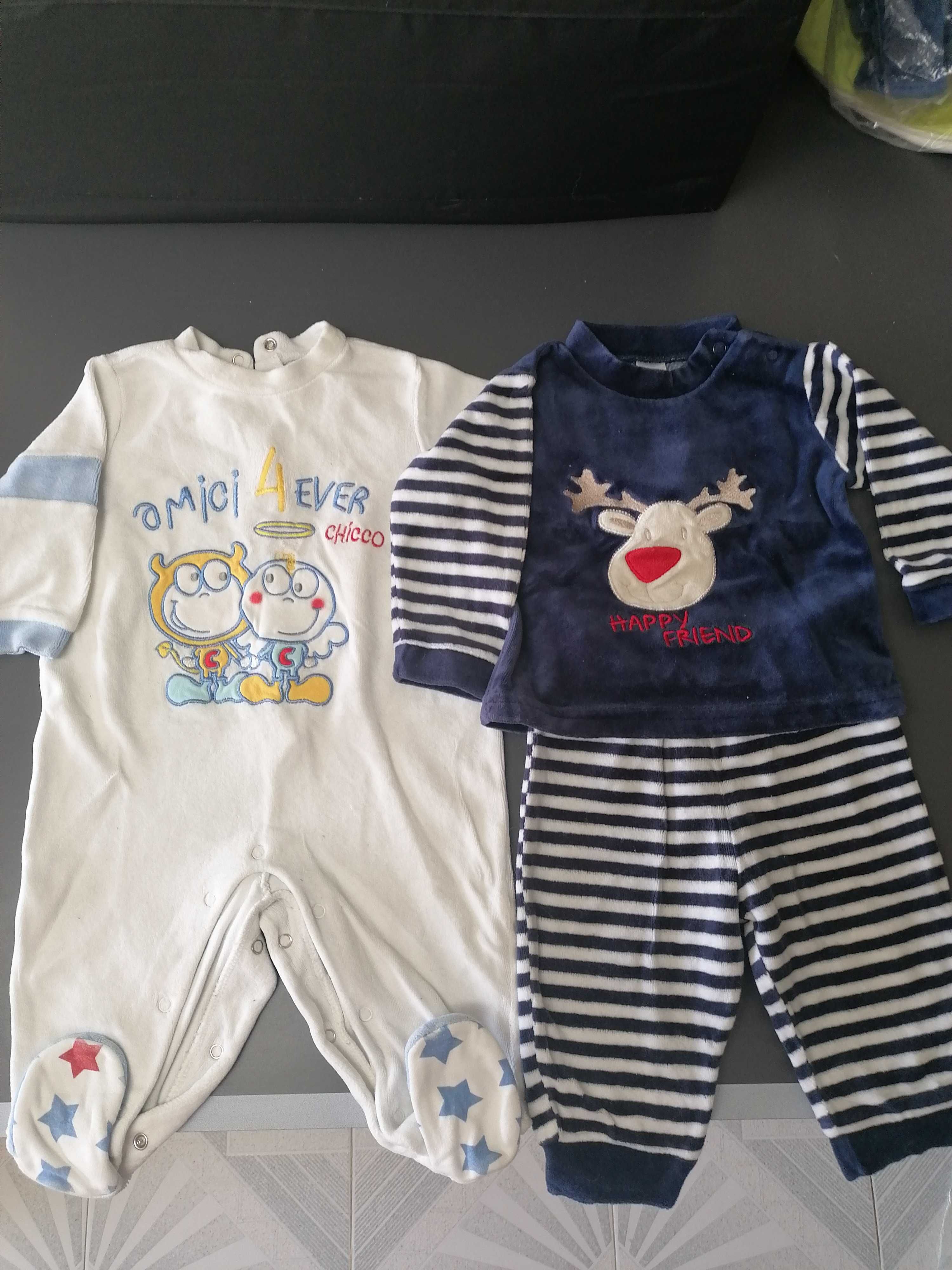 Babygrow de inverno para menino 0-6m