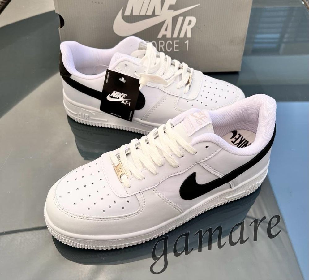 Nike air force biało czarne męskie