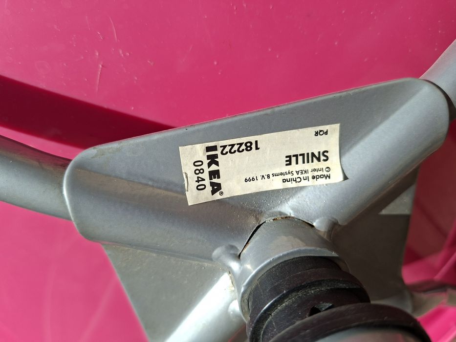Krzesło obrotowe dziecięce dziewczęce  Ikea