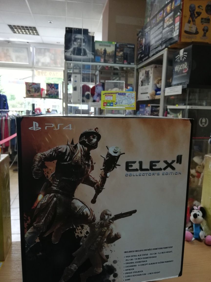 PS4 PS5 ELEX II Edycja Kolekcjonerska Figurka Artbook Steelbook OUTLET