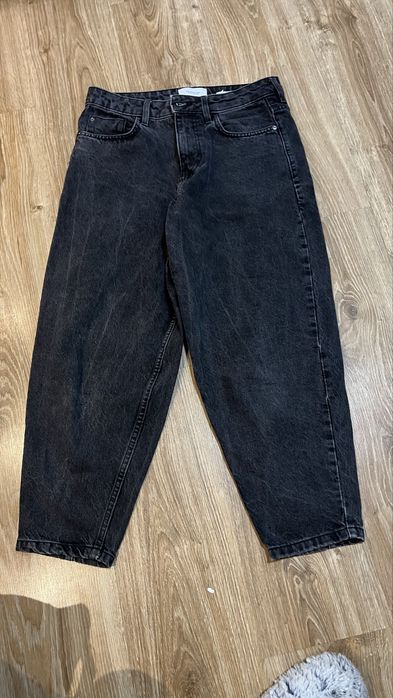 Czarne  spodnie barrel loos jeans M męskie 29 reserved