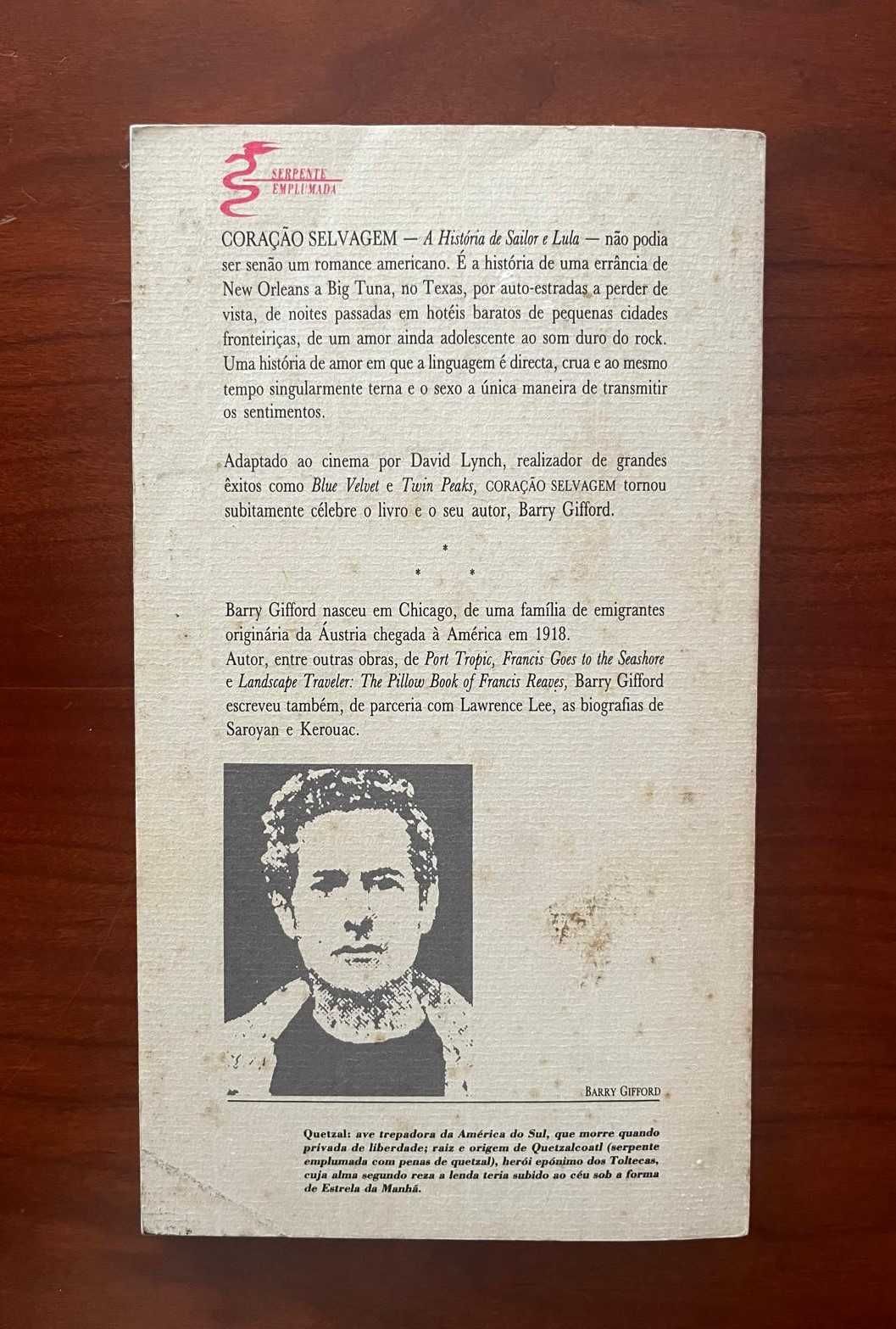 "Coração Selvagem" de Barry Gifford