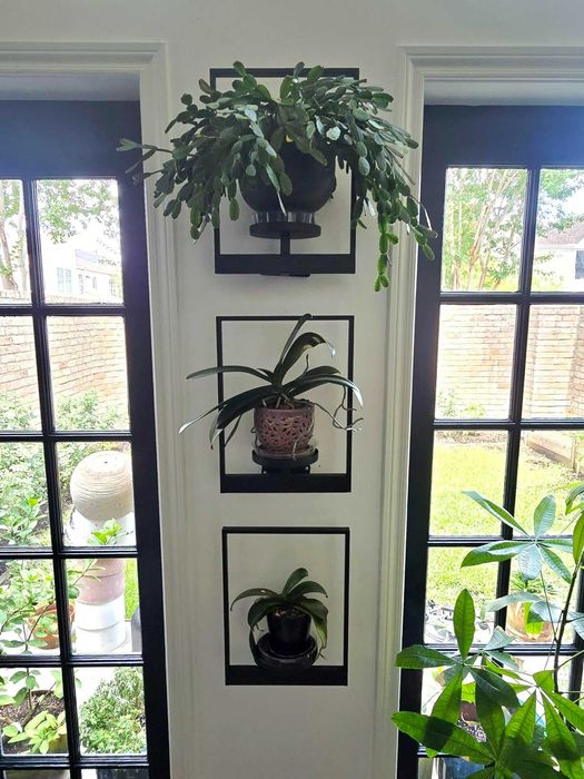 Kwietniki 3 sztuki na kwiaty stojaki ścienne na ścianę oryginalne loft