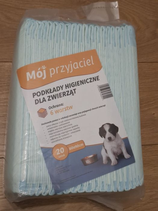 Maty podkłady higieniczne do nauki czystości dla zwierząt 60x90 20szt
