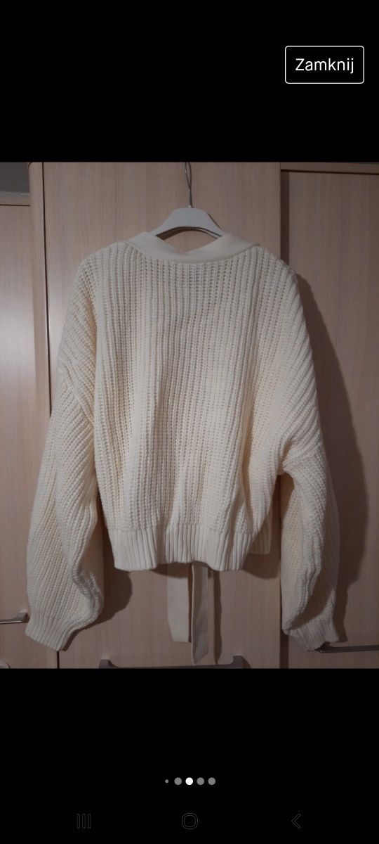 Sweterek kremowy Xl/ xxl