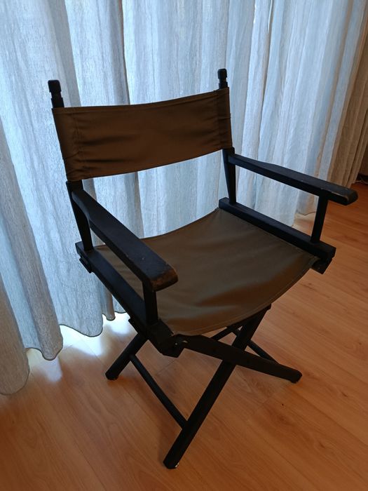 Cadeira estilo diretor cinema