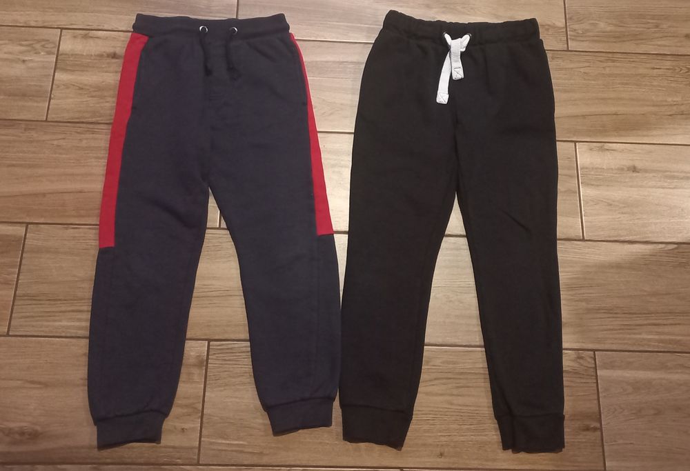 Spodnie cieple 2 pary r 128