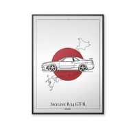 Plakat Nissan Skyline GT-R