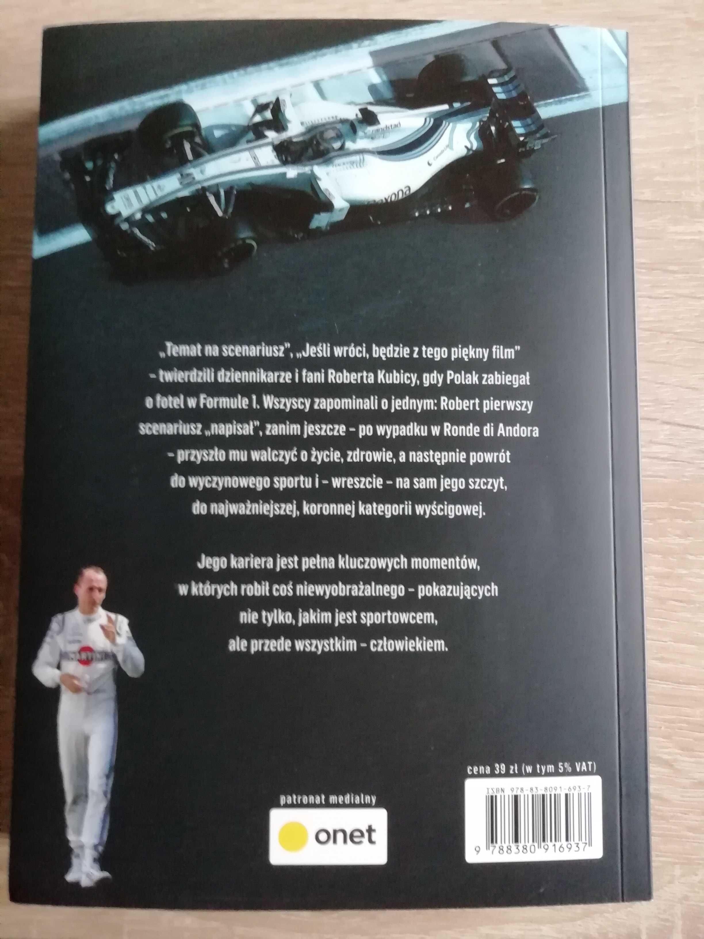 Robert Kubica - Niezniszczalny. Książka jak nowa! Karta F1 gratis!