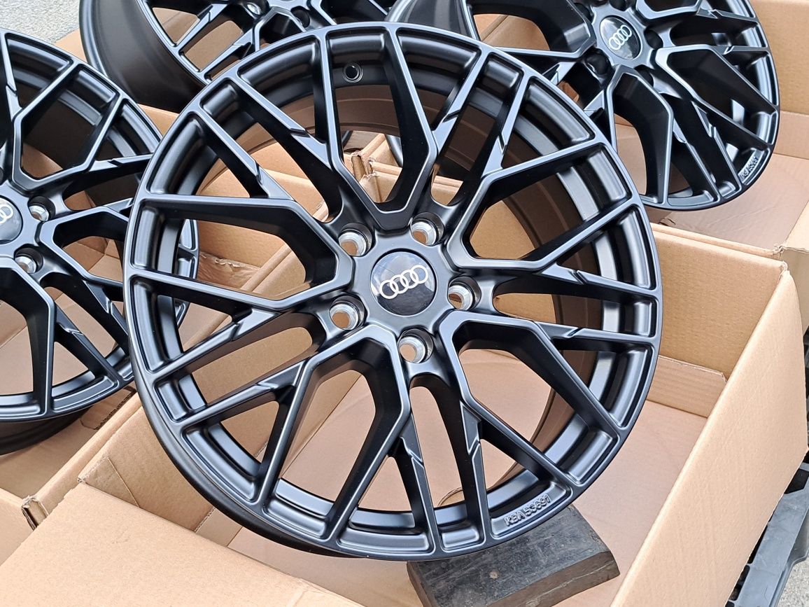 Alufelgi NOWE 17 AUDI 5x112 A3 A4 B7 B8 B9 A6 C5 C6 Q3 TT CZARNY MATT