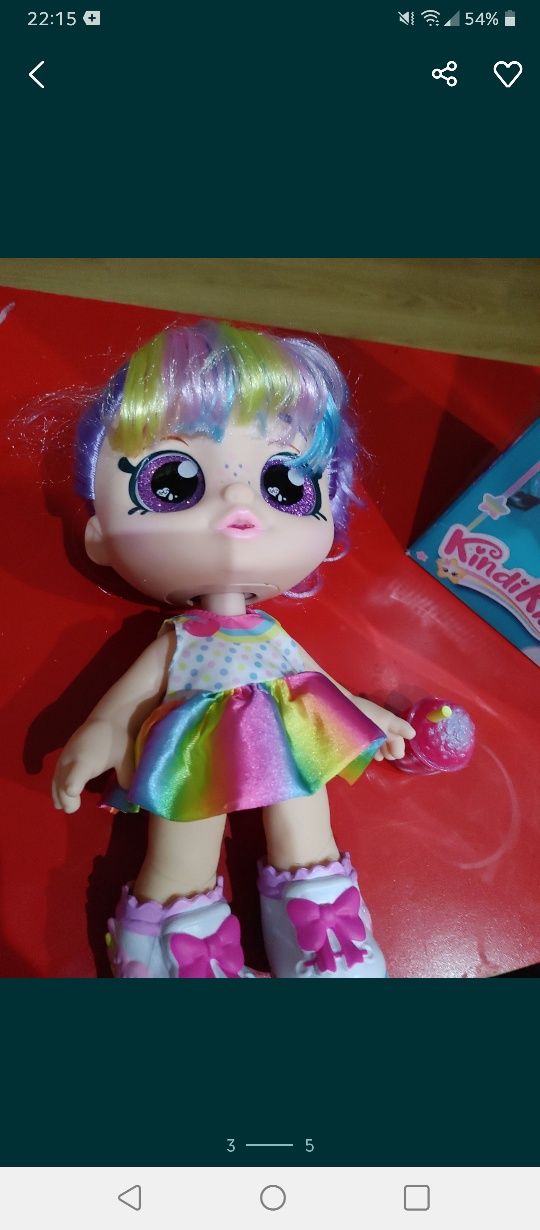 Lalka Rainbow Kate ruchoma główka