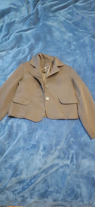 Czarny rzakiet-marynarka dla dziewczynki