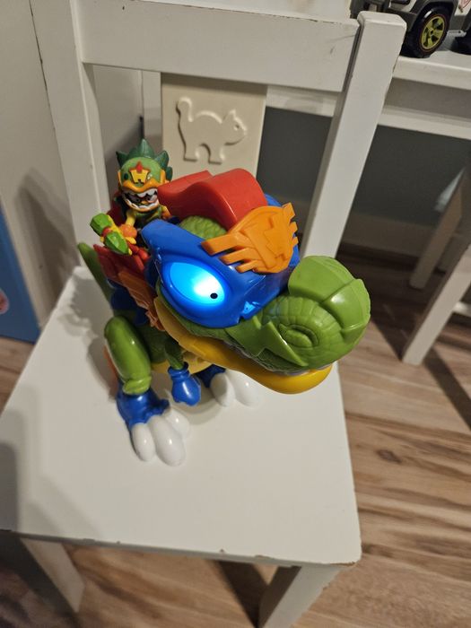 SUPER THINGS ZINGS SuperDino V-REX dinozaur dźwięk