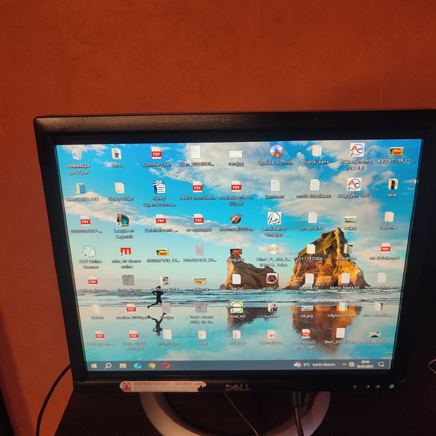 Monitor Dell LCD 19 cali