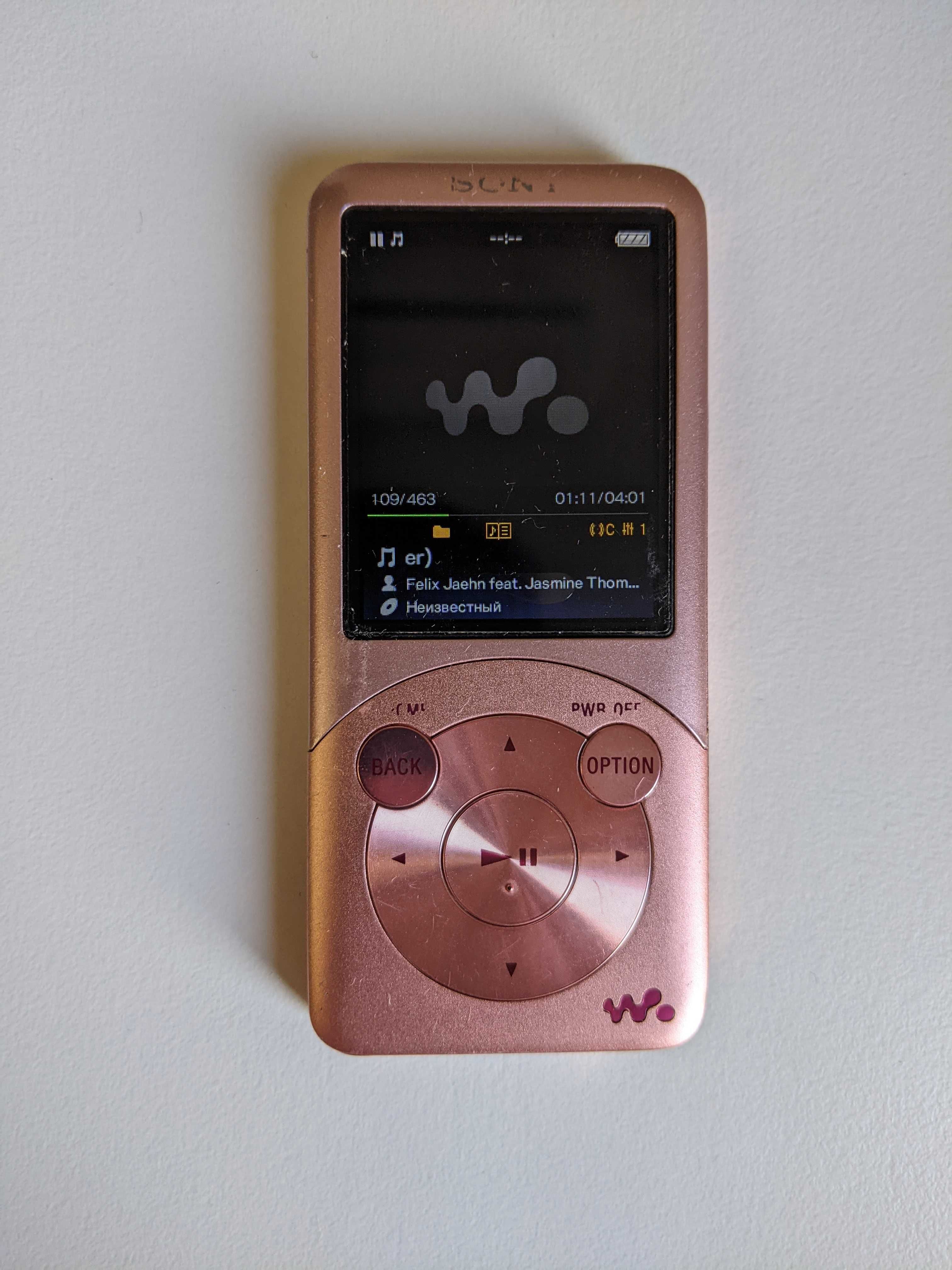 MP3-плеер Sony Walkman NWZ-S754 8GB розовое золото