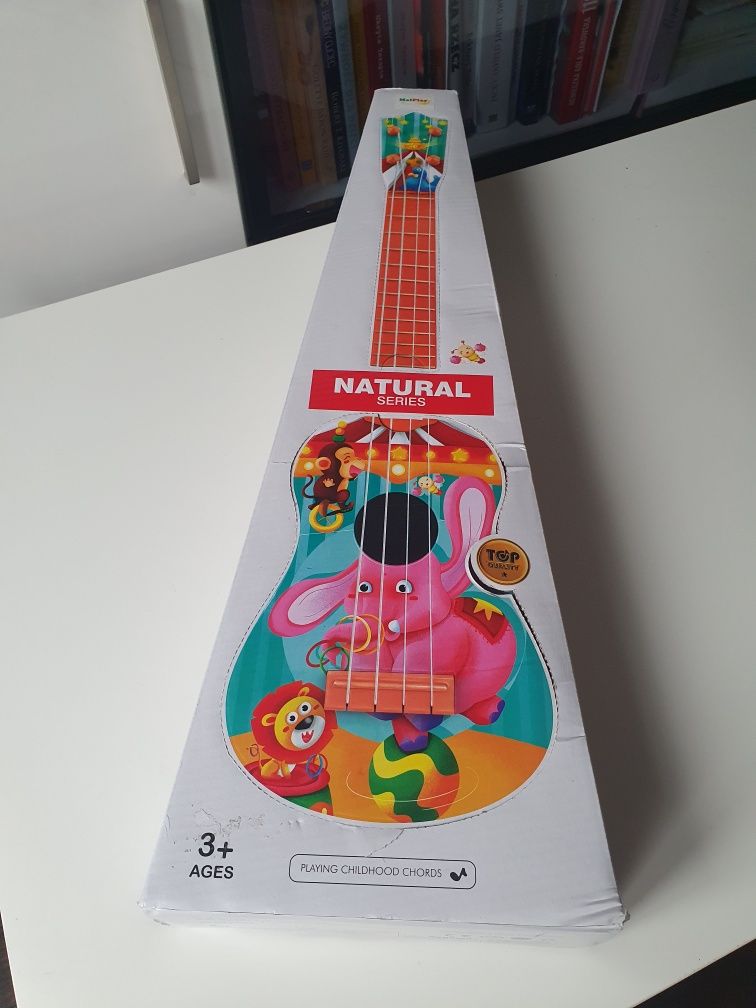 Nowa gitara klasyczna dla dzieci 54cm 4 struny
