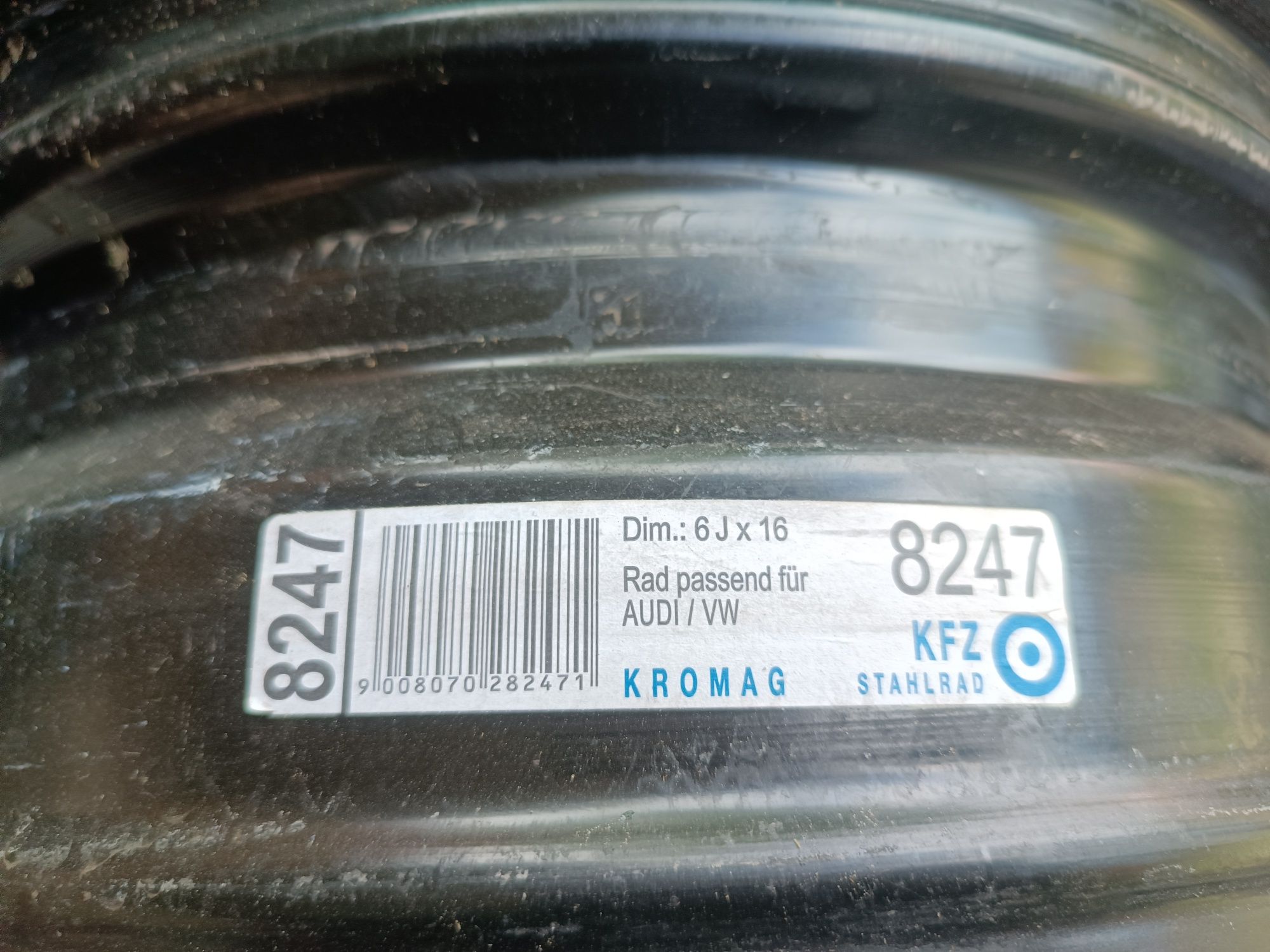 Металеві диски 5 112 R16 AUDI VW