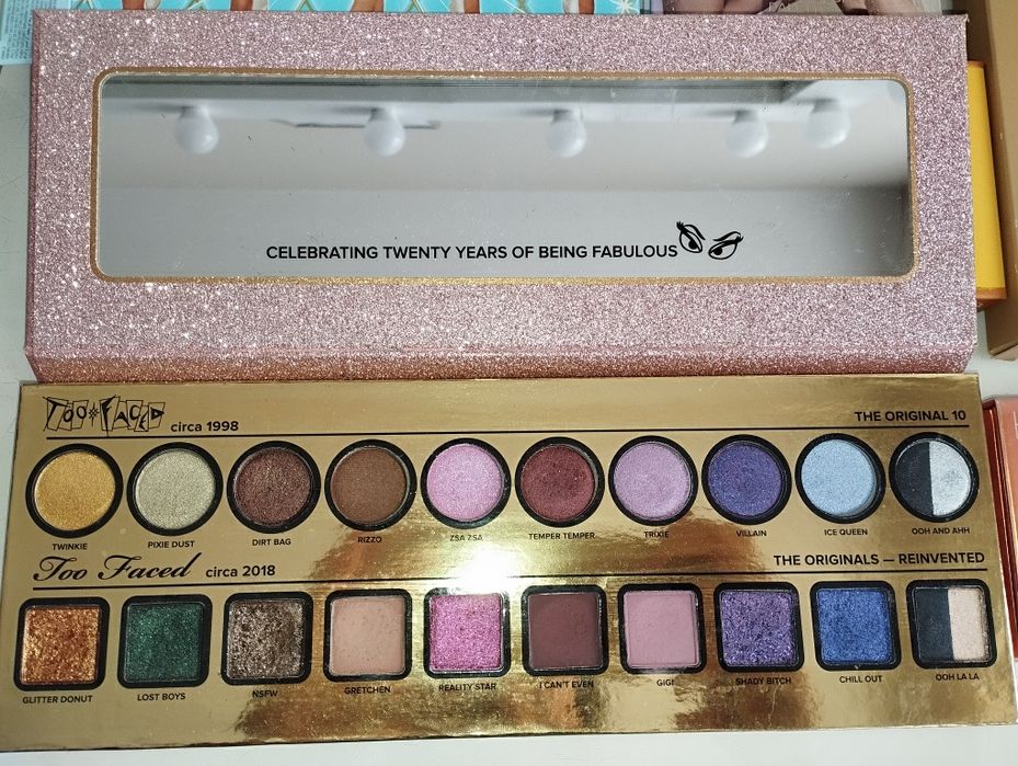 Zestaw palet cieni too faced Anastasia nam benefit huda