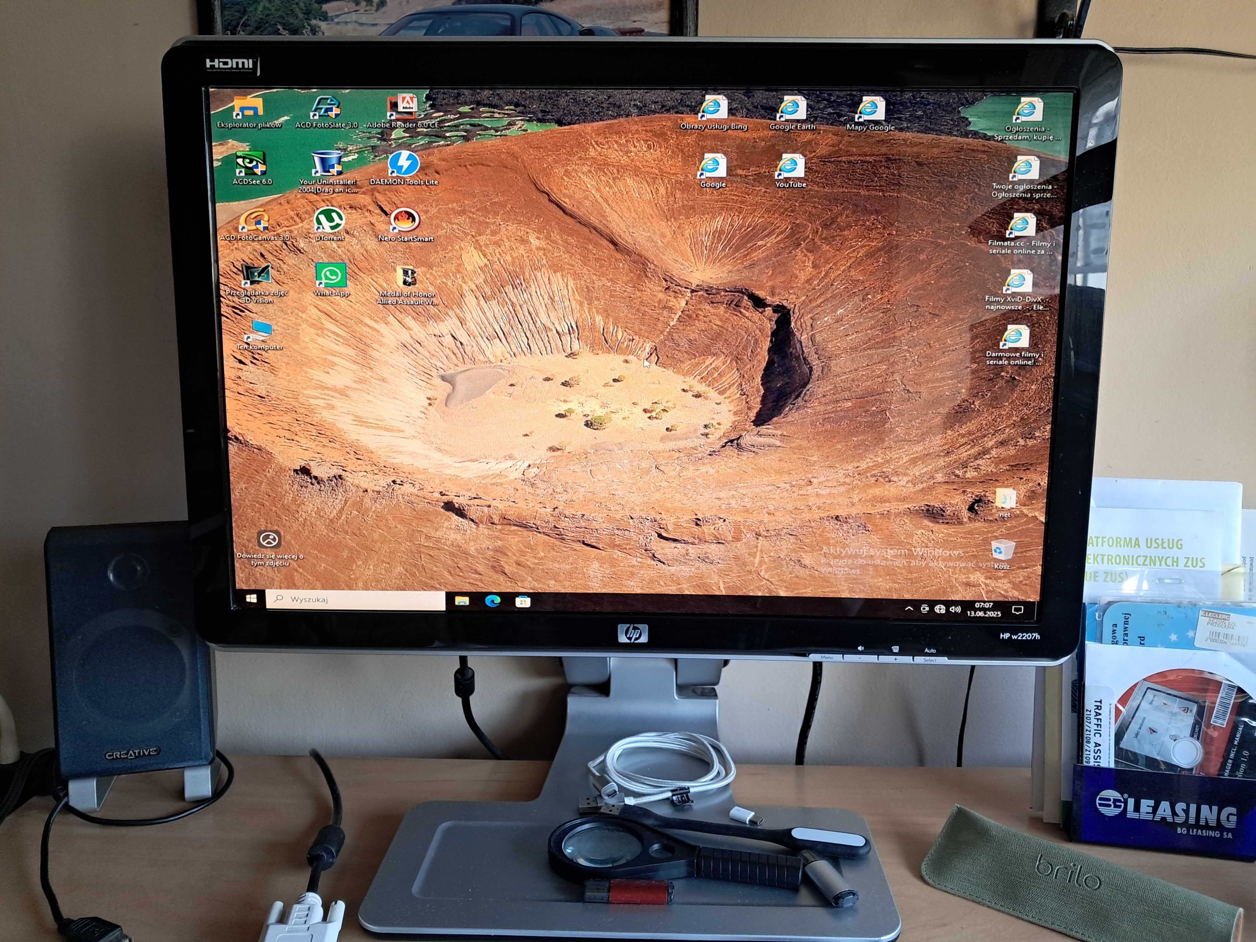 Monitor HP do komputera 22 cale
