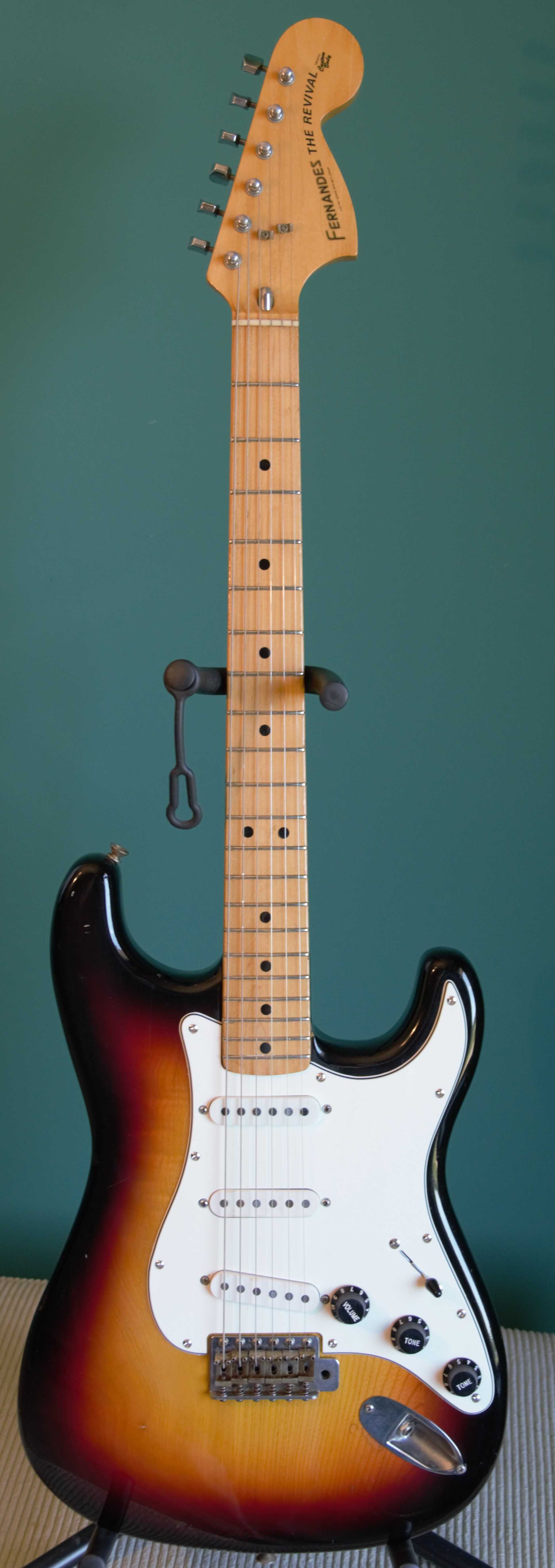 Stratocaster Fernander the Revival 1980, made in japan (nie Fender)